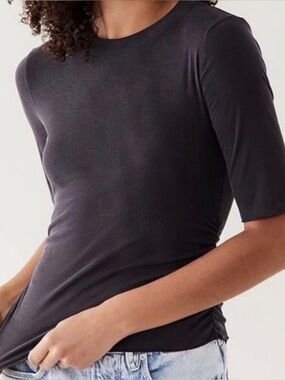 NWT Free People Intimately Talk To Me Side Cinched Tee